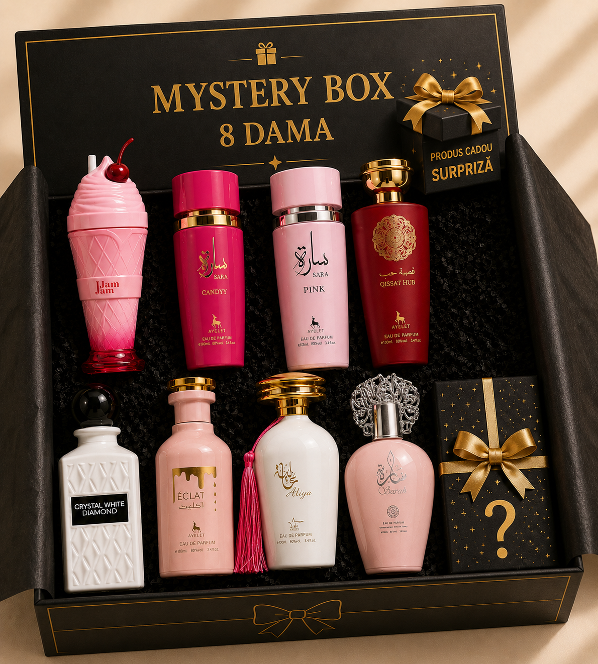 Mystery Box 8 parfumuri DAMA (100ML)