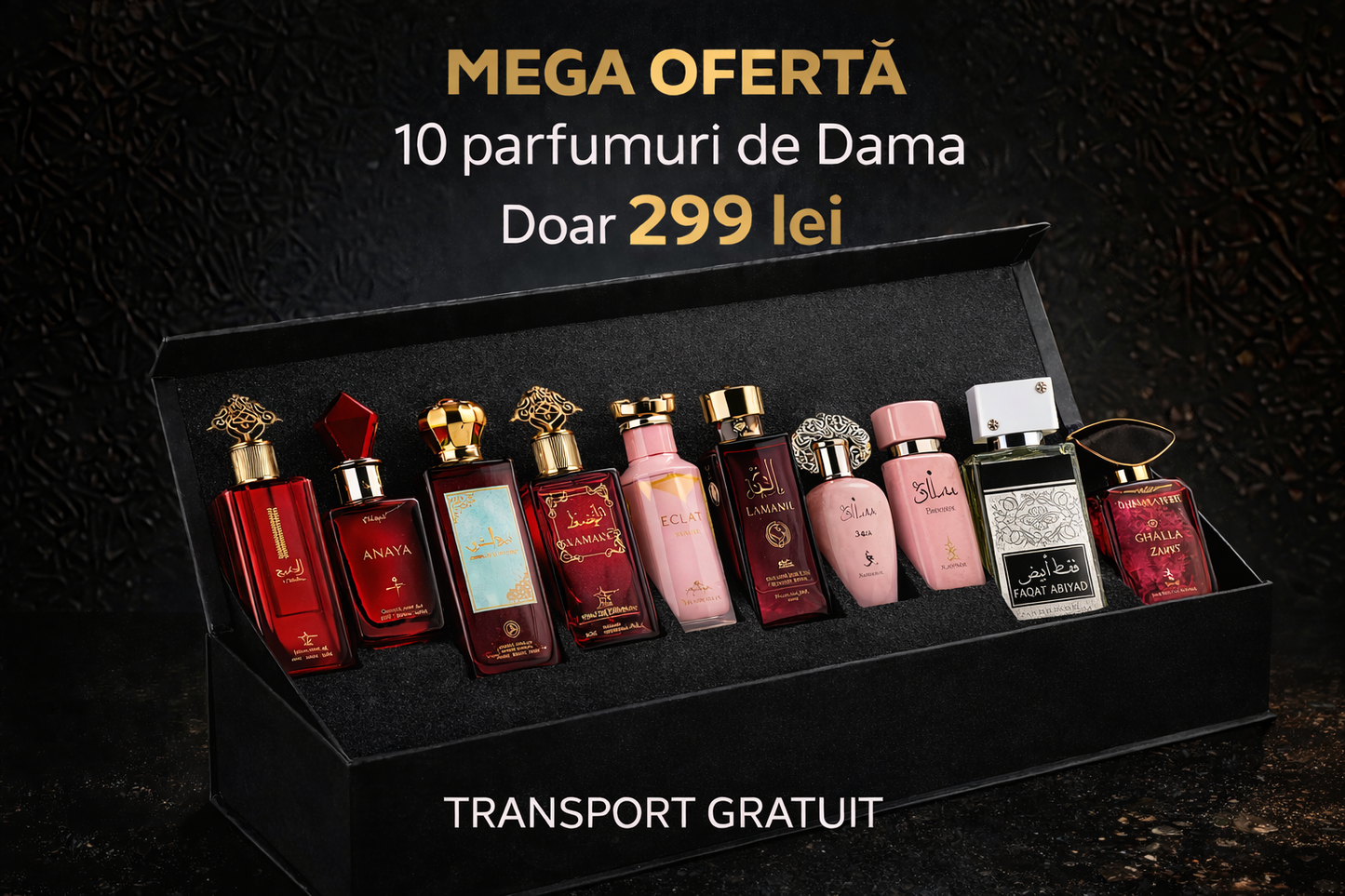 Mistery Box 10 Parfumuri Arabesti Dama 100ML