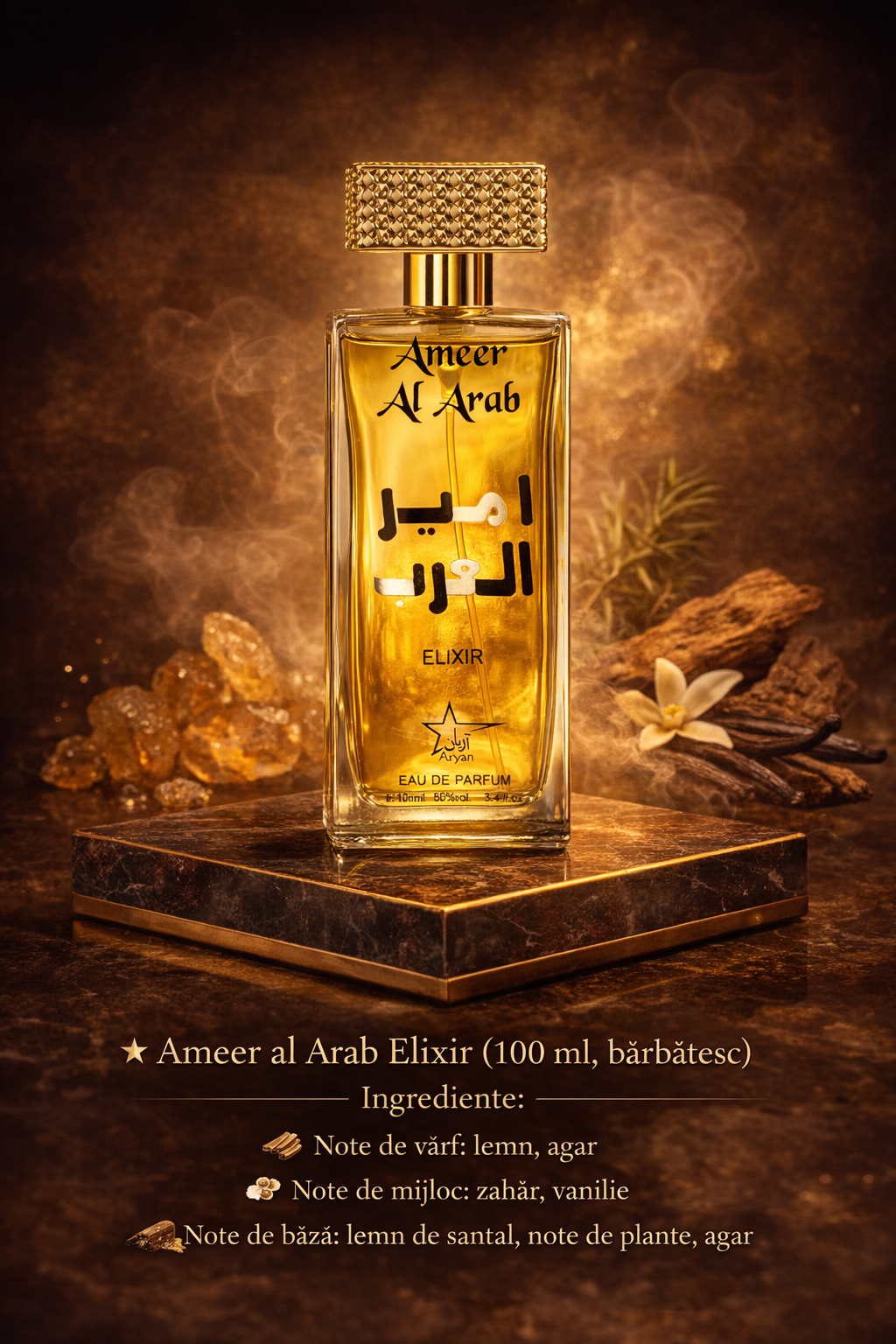 SET 4 PARFUMURI ARABESTI BARBATI - Al maliki + The king + Ameer Al arab + Qanas Black