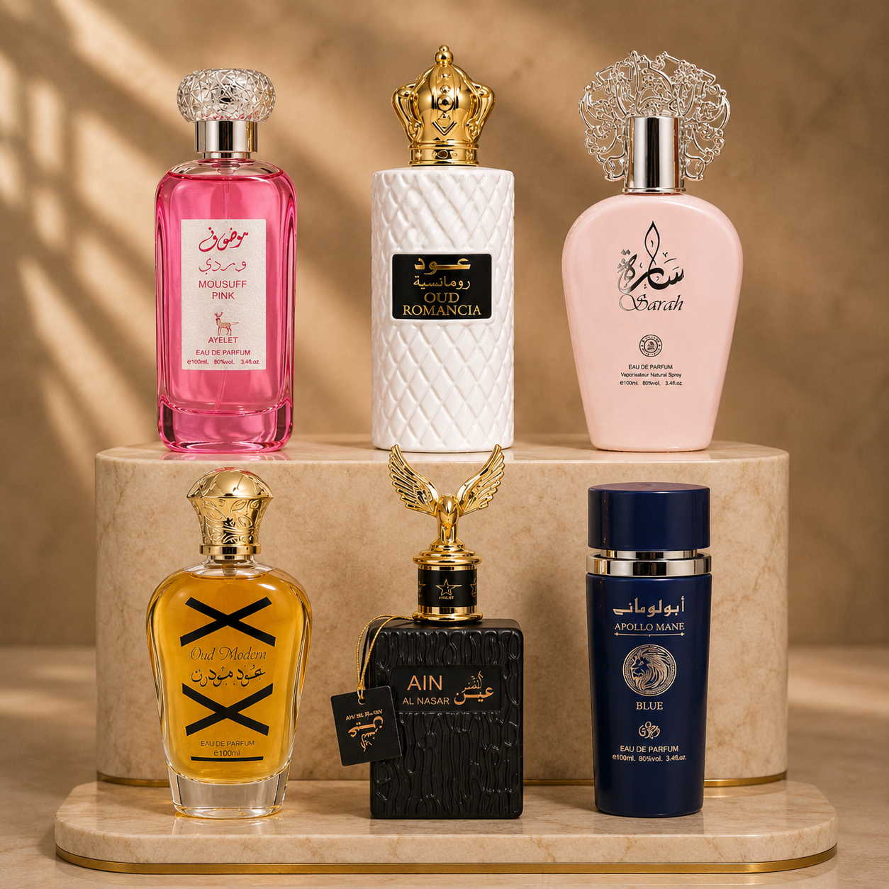 SET 6 Parfumuri Arabesti 100ML - 3 Barbat + 3 Dama