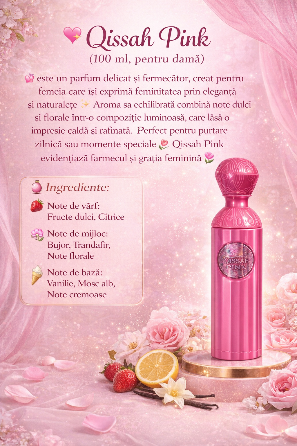 Qissah Pink - Parfum De Damă 100 ML