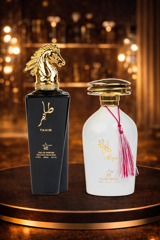 SET 2 PARFUMURI ARABESTI -TAHIR , ALIYA (BARBAT +DAMA)