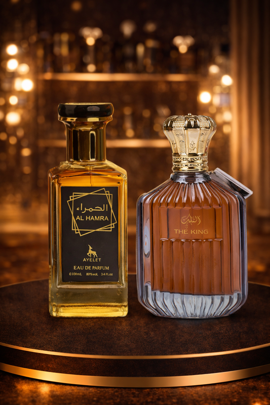 SET 2 PARFUMURI ARABESTI BARBATI -The king, Al hamra