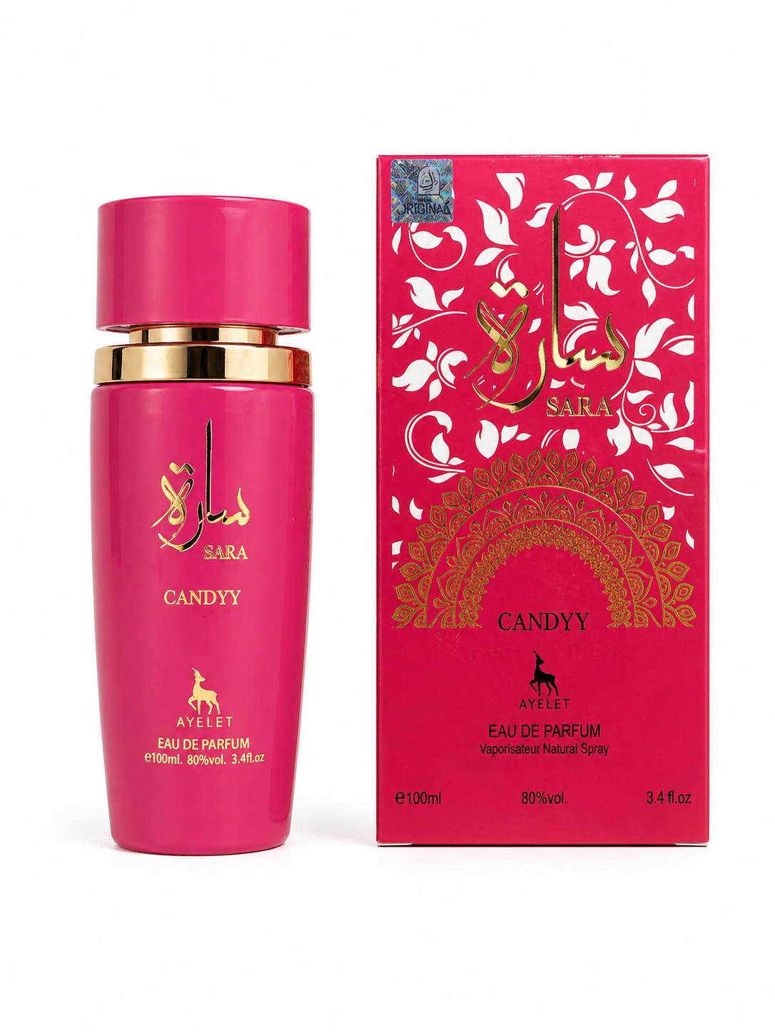 SET 4 PARFUMURI ARABESTI DAMA - SARA CANDY+QISSAH HUB RED+SARA TWO+AL KHALEEJ