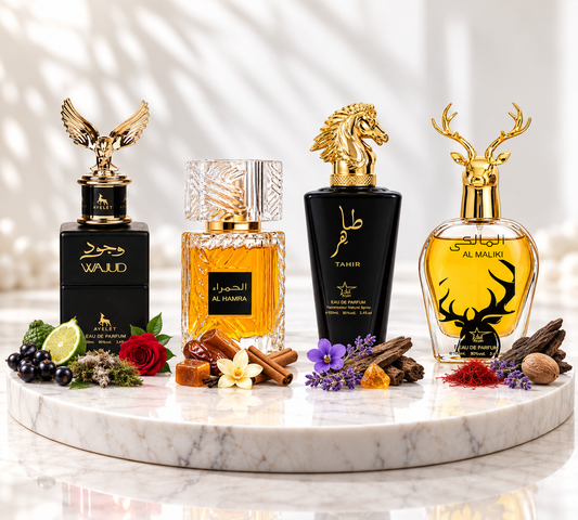 4 Parfumuri de Barbati - ALMALIKI+AL HAMRA+TAHIR+WAJUD 100ML