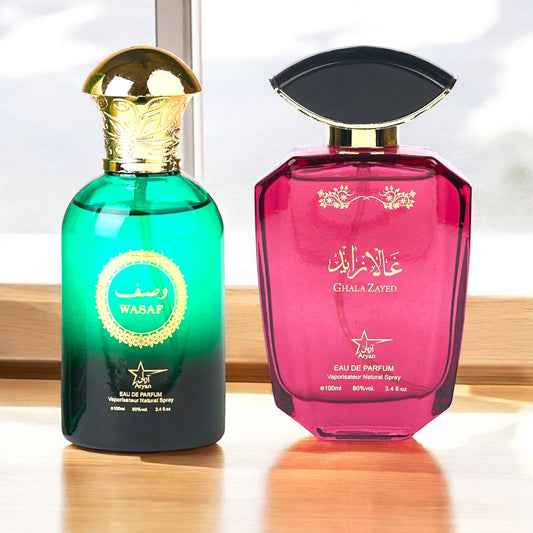 SET 2 PARFUMURI ARABESTI- Ghala Zayed Pink +Wasaf (Dama+Barbat)