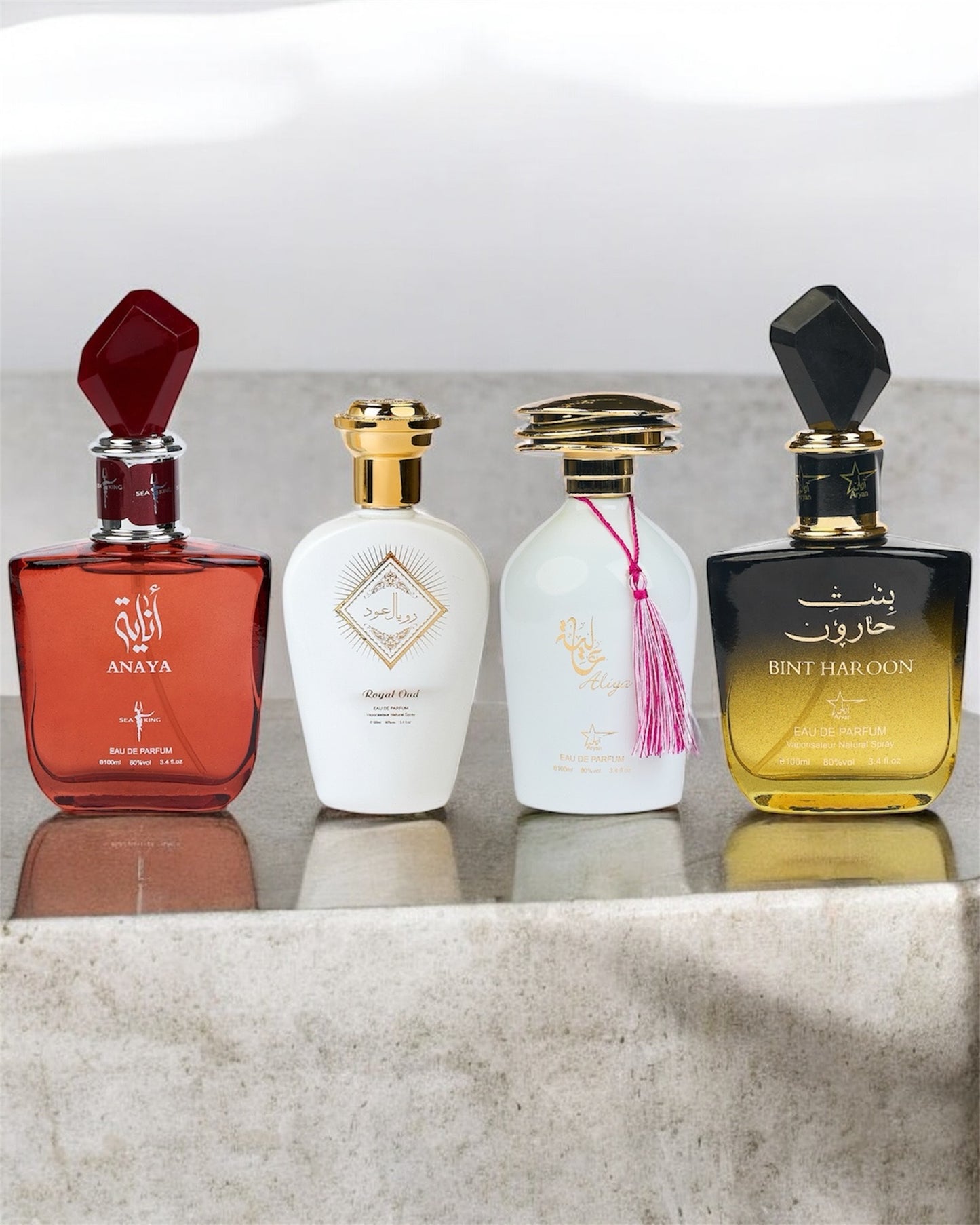 SET 4 PARFUMURI DAMA ARABESTI DAMA, Anay+ Royal oud+ Aliya+ Bint haroon