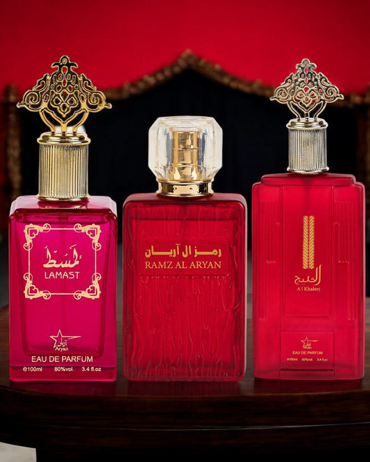 SET 3 PARFUMURI ARABESTI DAMA-Lamast, Ramz, Al Khaleej (100ML)