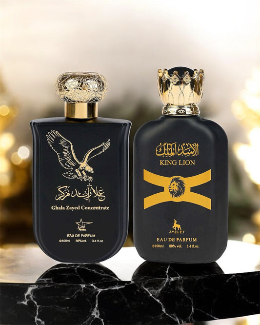 SET 2 PARFUMURI ARABESTI BARBATI - Ghala Zayed, King Lion (100ML)