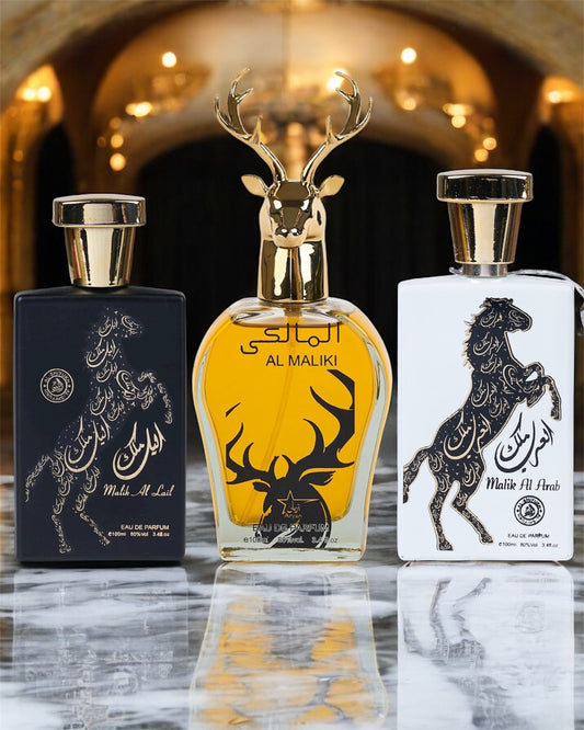 SET 3 PARFUMURI ARABESTI BARBATI - Malik Al Lail, Al maliki, Malik Al Arab (100ML)