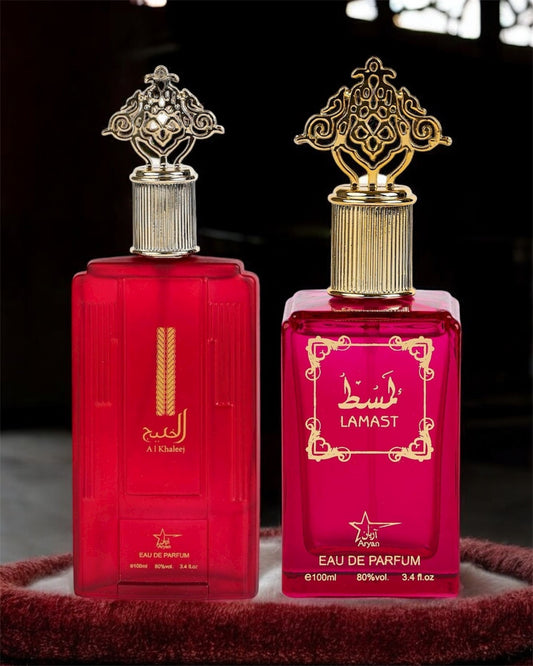SET 2 PARFUMURI ARABESTI DAMA - Al Khaleej, Lamast (100Ml)